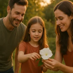 Famílias estão colhendo flores perfumadas da ipomoea alba ao entardecer com 7 segredos de cultivo revelados