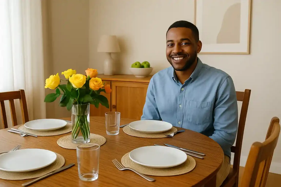 Feng Shui na mesa de jantar para união familiar