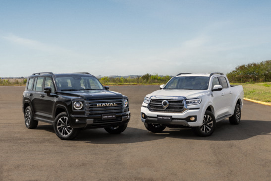 Haval H9 e Poer P30: modelos são aposta de vendas para ganhar ainda mais o mercado no Estado. Crédito: Divulgação