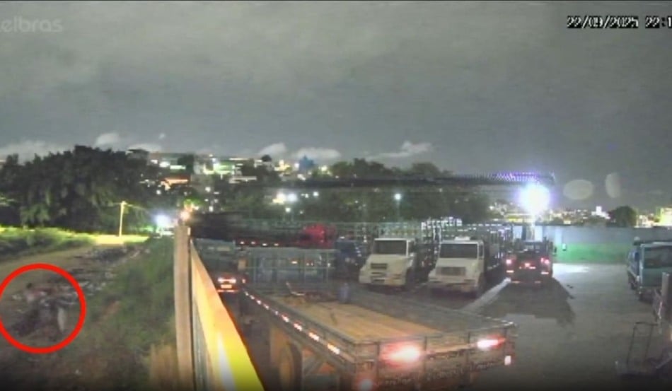 Foto: Reprodução/Câmeras de segurança