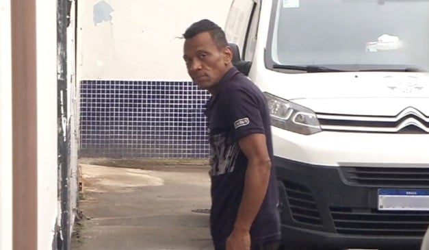 Suspeito foi preso. Foto: Reprodução/TV Vitória