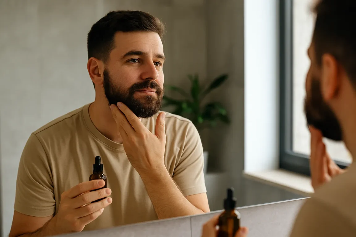 Homens barbudos estão recuperando a saúde dos fios ressecados com 4 etapas simples
