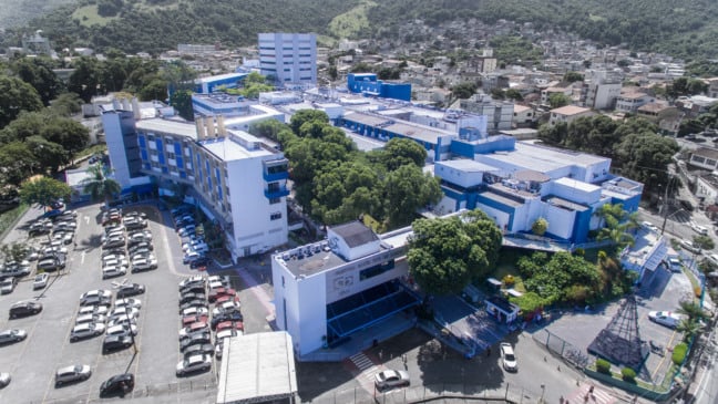 Vista do Hospital Santa Rita. Foto: Hospital Santa Rita/Divulgação