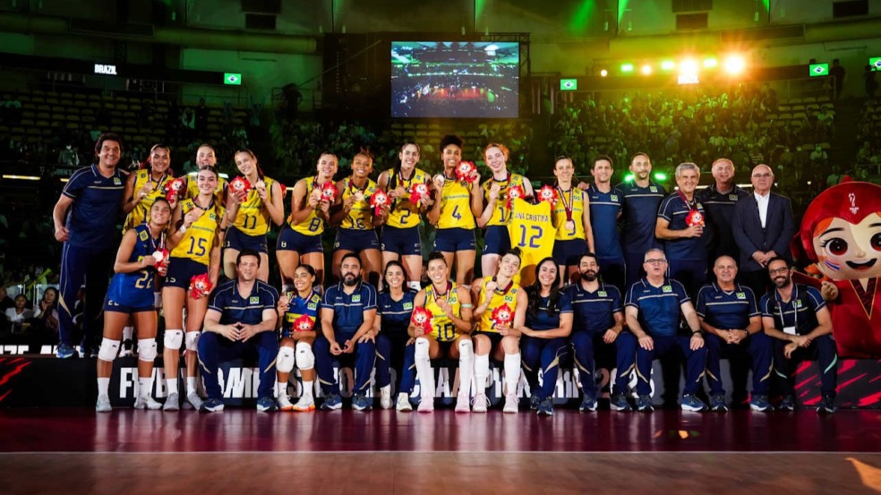Campeonato Mundial de Vôlei. Brasil x Japão. 07/09/2025