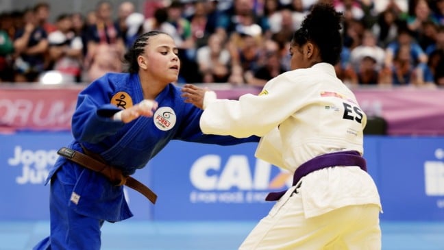 2025.09.22 - Brasilia/DF - Jogos da Juventude CAIXA Brasilia 2025 - Local: CICB - Judo - Feminino finais - 57kg - Gabriela Pereira (RJ) x Sophia Pereira (ES) - Foto: Abelardo Mendes Jr/COB