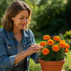 Jardineiros descobriram 5 truques que prolongam a floração do cravo-de-defunto e estão mantendo vasos cheios de cor por meses