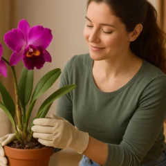Jardineiros iniciantes estão cultivando orquídea-cattleya com flores grandes e duradouras em apenas 6 passos simples
