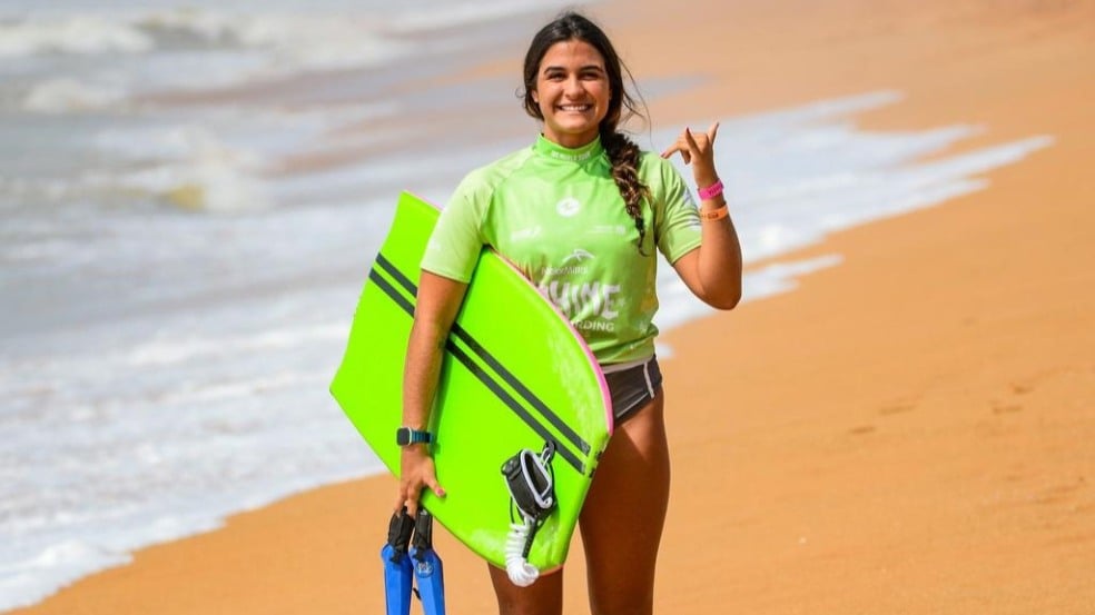 ArcelorMittal Wahine Bodyboarding Pro. Luna Hardman