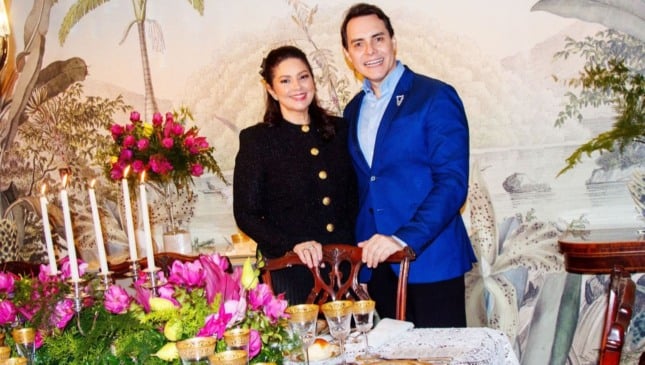 O elegante jantar de Andrea Paula Michelini e Franco Bortoluzzi para Francisco Campello