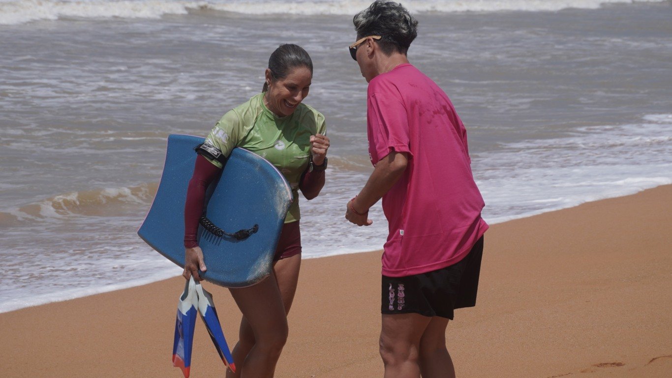 ArcelorMittal Wahine Bodyboarding Pro. Luna Hardman
