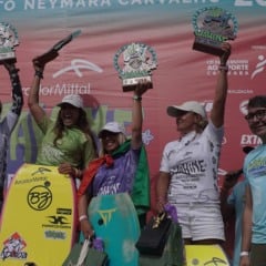 ArcelorMittal Wahine Bodyboarding Pro. Praia de Jacaraípe. Serra. 20/09/2025. Pódio da categoria master,