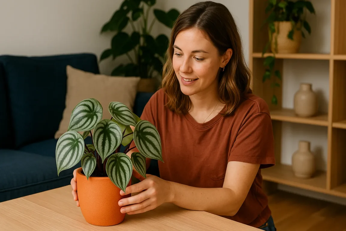 Peperômia-melancia na decoração 6 ideias criativas para usar a planta em ambientes internos