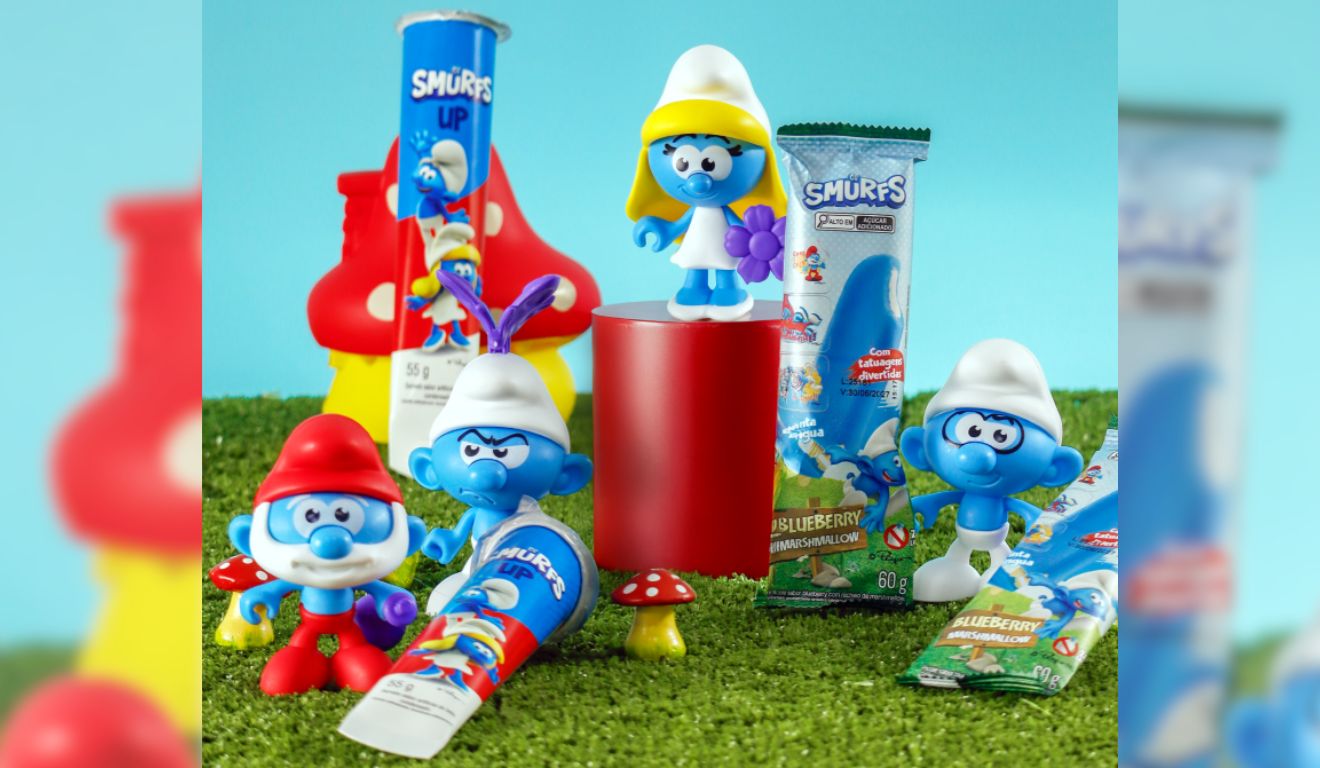 Picolé dos Smurfs é novidade do Grupo Lamoia