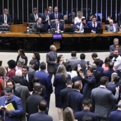 Plenário da Câmara dos Deputados em Brasília