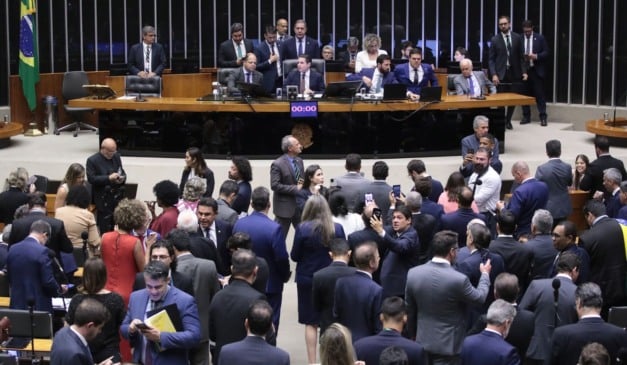 Plenário da Câmara dos Deputados em Brasília