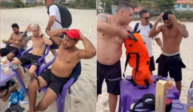 Líder do Comando Vermelho é preso enquanto bebia uísque em praia de Niterói