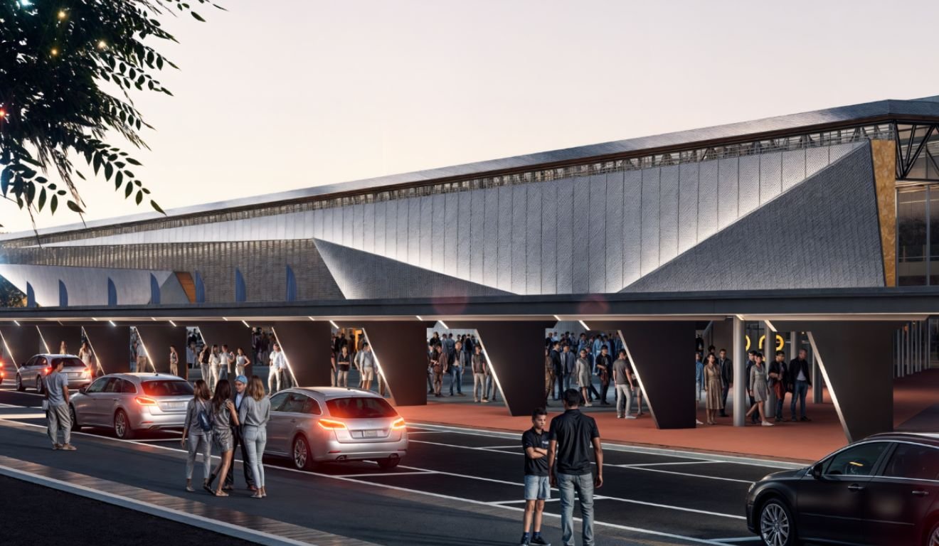 Projeto do novo Pavilhão de Carapina