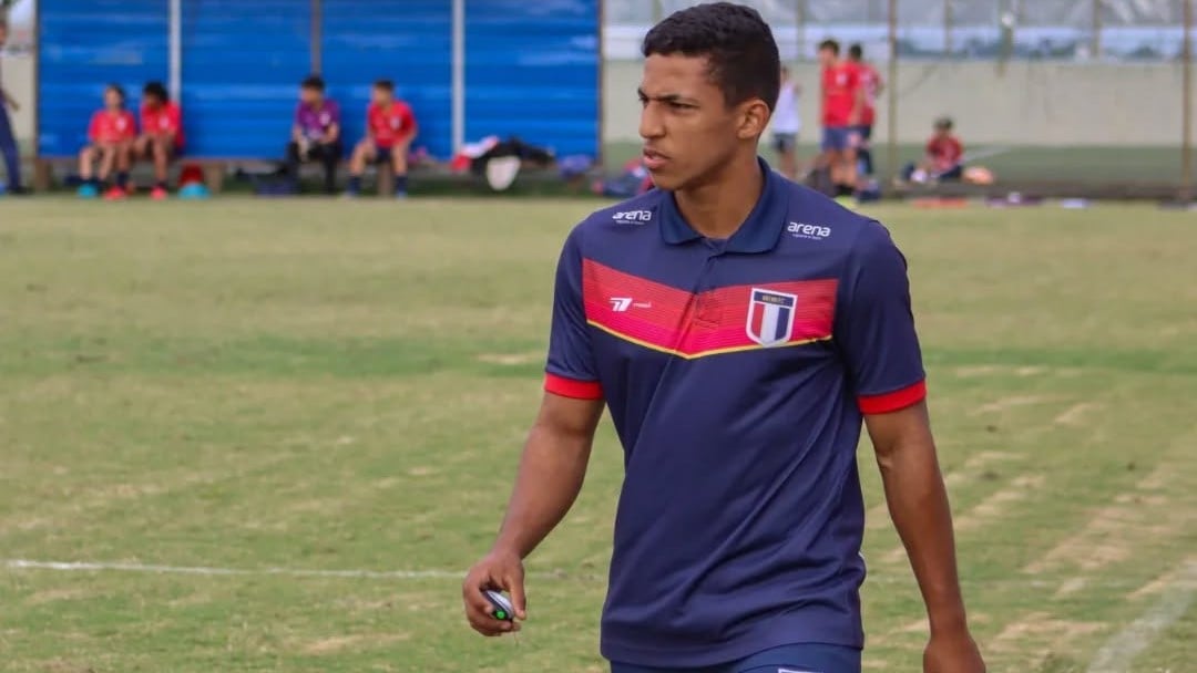 Técnico mais jovem do Brasil. Raul Victor Junker