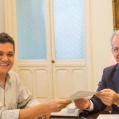 Ricardo Ferraço e César Colnago (foto: Leonardo Duarte/Secom - 2017)