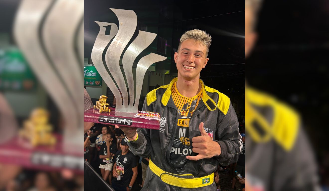 Felipe Montovaneli, 16 anos, campeão da Rolimã Racing 2025