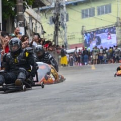 Rolimã Racing corrida de carrinho de rolimã no Bairro da Penha