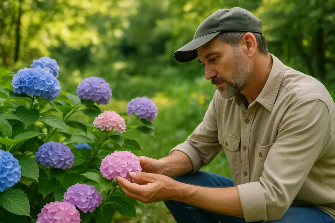 Saiba como os jardineiros aplicam 5 segredos naturais nas hortênsias para mudar a cor das flores sem usar produtos químicos