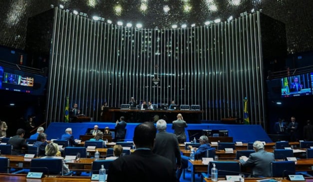 Sessão deliberativa no Plenário do Senado Federal