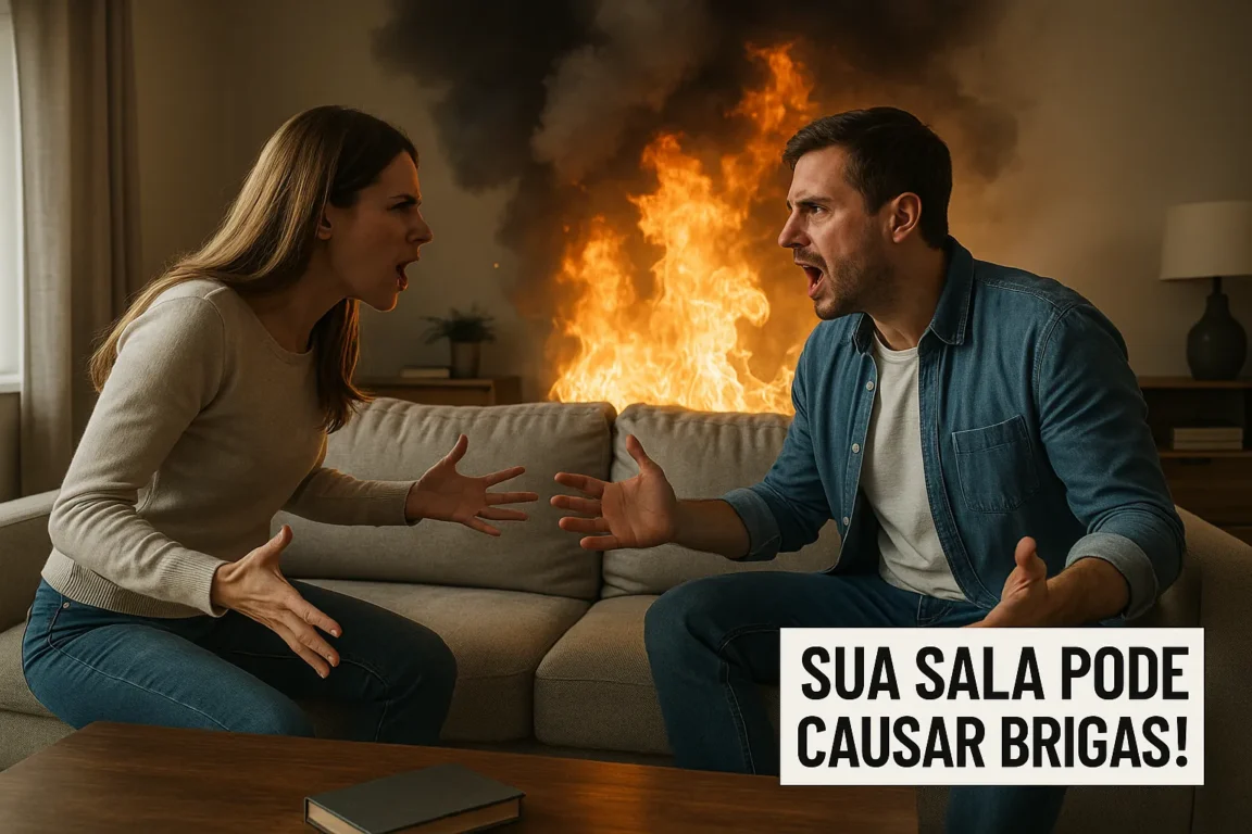 Sua sala pode estar sugando energia e causando brigas sem você perceber