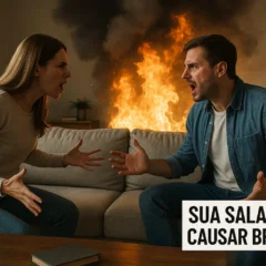 Sua sala pode estar sugando energia e causando brigas sem você perceber