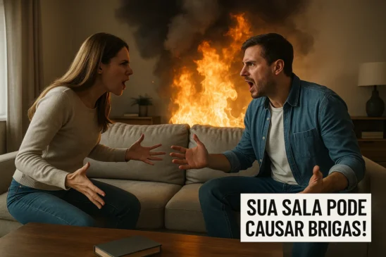 Sua sala pode estar sugando energia e causando brigas sem você perceber
