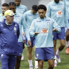 Treino da Seleção Brasileira