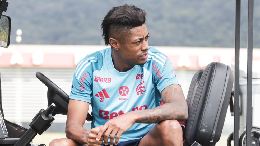 Treino do Flamengo. Bruno Henrique Treino do Flamengo. Bruno Henrique