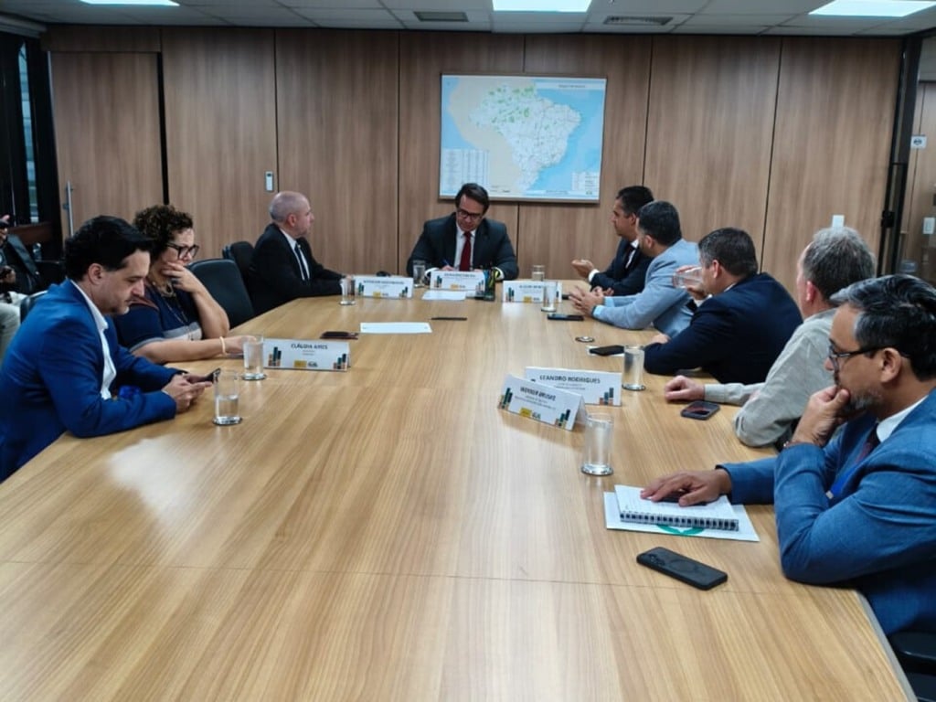 Deputados e prefeitos capixabas se reuniram com representantes da ANTT e do Ministério dos Transportes para discutir volta do Trem das Montanhas. Crédito: Gleberson Nascimento e Wilbert Suave / Divulgação