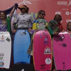 ArcelorMittal Wahine Bodyboarding Pro. Praia de Jacaraípe. Serra. 20/09/2025. Pódio da categoria master,