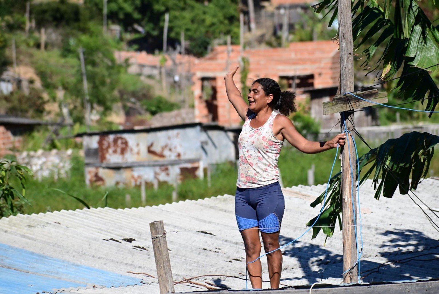 reintegração de posse vila esperança (Foto: Thiago Soares)
