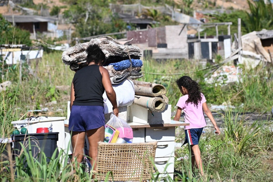reintegração de posse vila esperança (Foto: Thiago Soares)