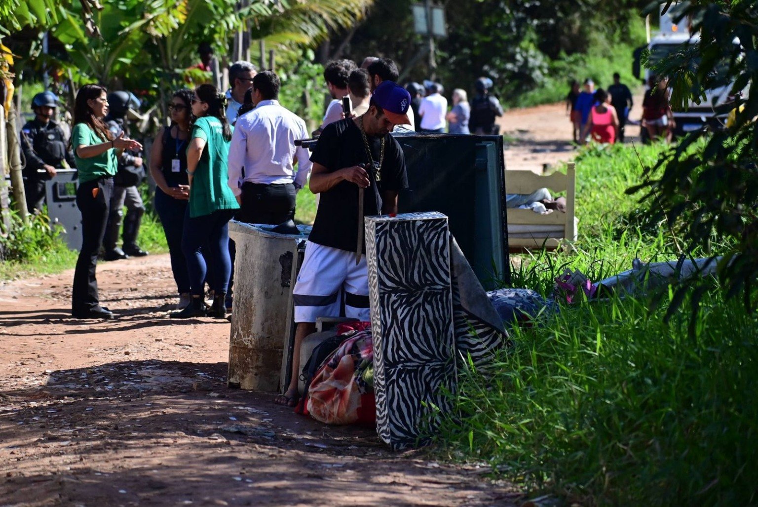 reintegração de posse vila esperança (Foto: Thiago Soares)