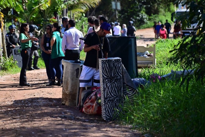reintegração de posse vila esperança (Foto: Thiago Soares)