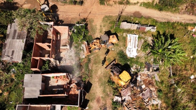 Desocupação em Vila Velha (Foto: Thiago Soares)