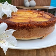Bolo de Maçã Invertido. Foto: Roberta Salgueiro