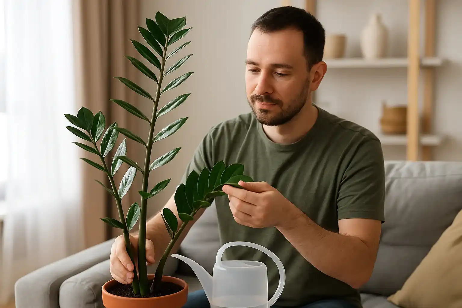 Zamioculca erros que tiram o brilho da planta