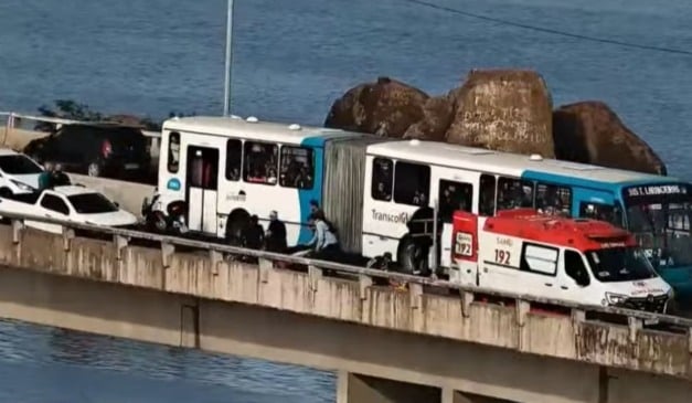 acidente na segunda ponte