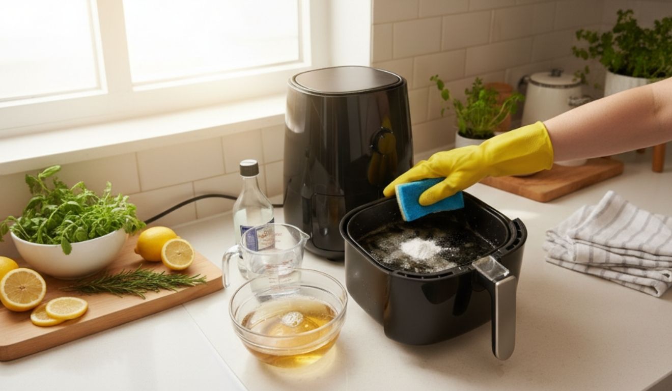Air fryer limpa sem esforço? Este truque vai mudar sua rotina na cozinha