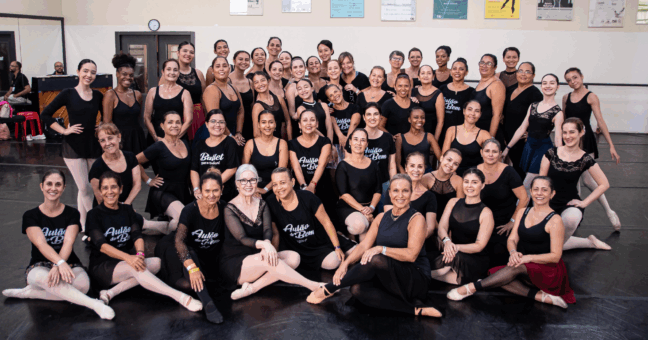 Aulão do Bem com a bailarina Ana Botafogo (Foto:Arquivo pessoal)