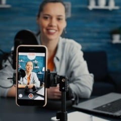 blogueira gravação de vídeo humanização redes sociais