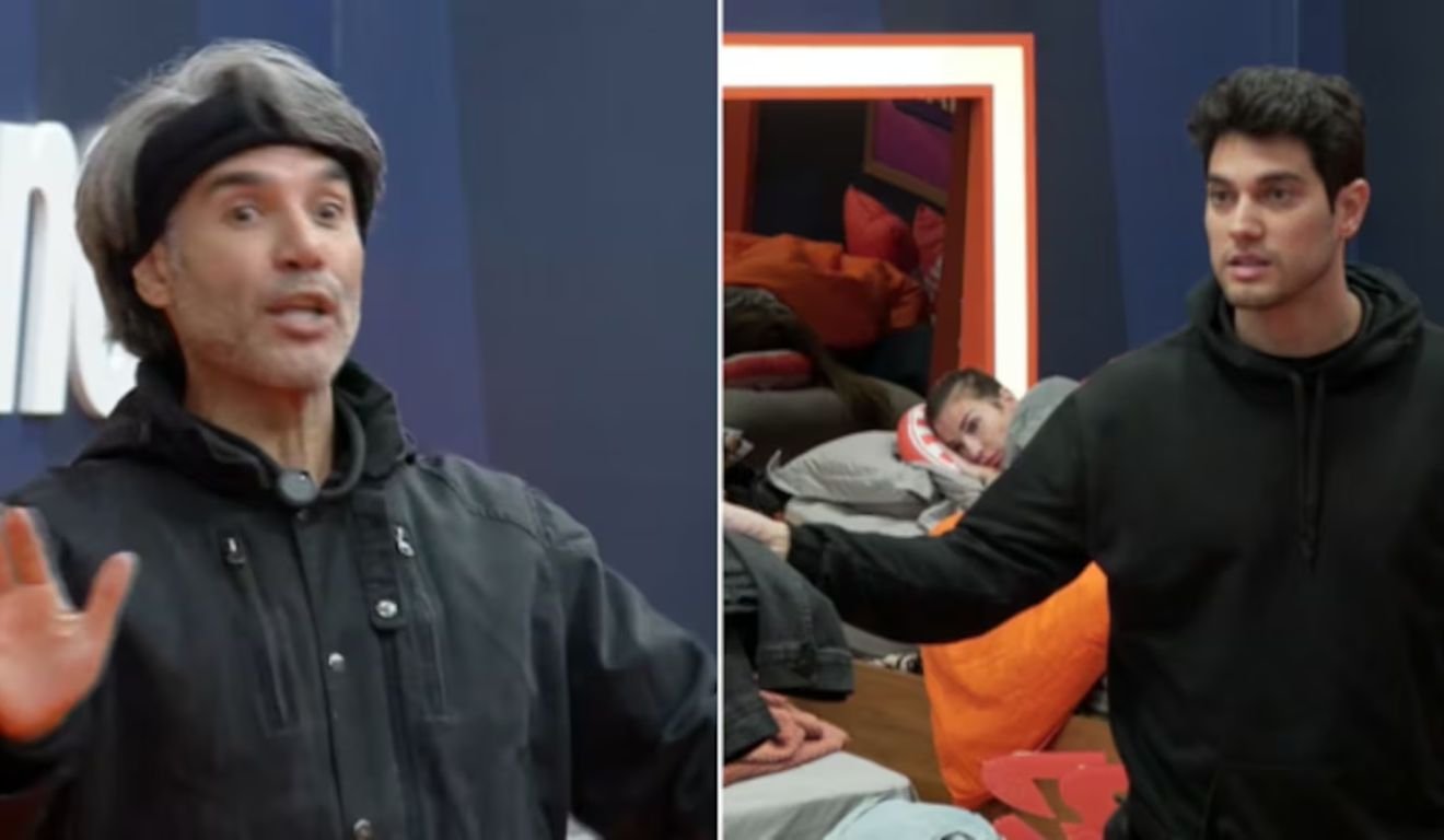 Fernando Sampaio Will protagonizaram confusão sobre as camas (Foto: Reprodução/RecordPlus via R7)