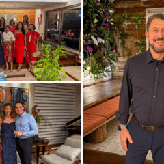 Mariana Buaiz recebe ícone da mesa posta do Brasil em jantar chique (Foto: Pedro Permuy)