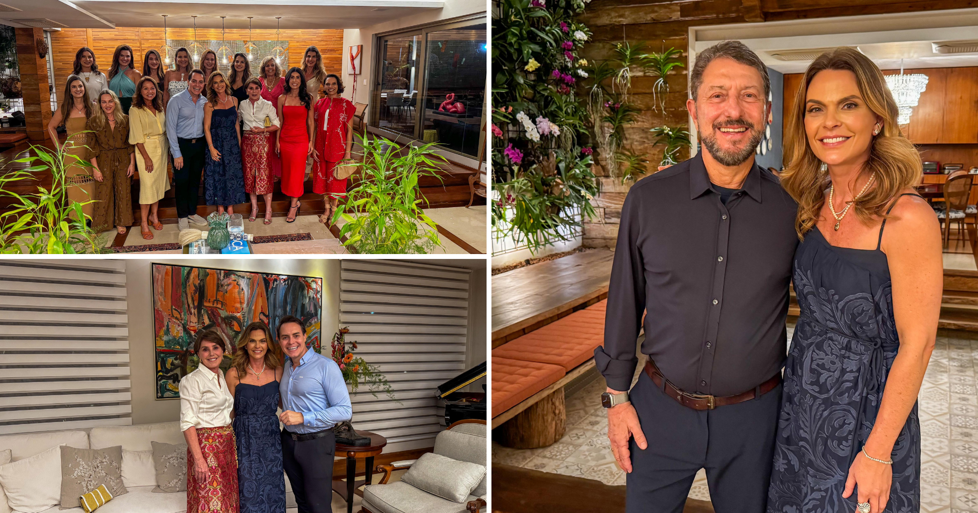 Mariana Buaiz recebe ícone da mesa posta do Brasil em jantar chique (Foto: Pedro Permuy)