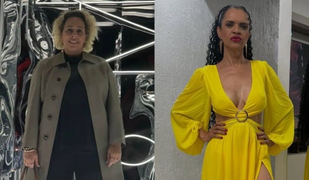 Participantes do "Casamento às Cegas +50", Luciana acusa Lucielma de perseguição (Foto: Reprodução/Instagram/@luxguimaraes/@eulucielmacardeal)