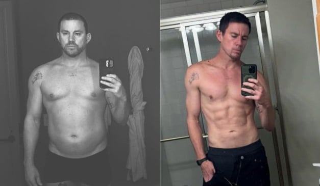 Channing chegou a pesar 77 kg (Foto: Reprodução/Instagram/@channingtatum)